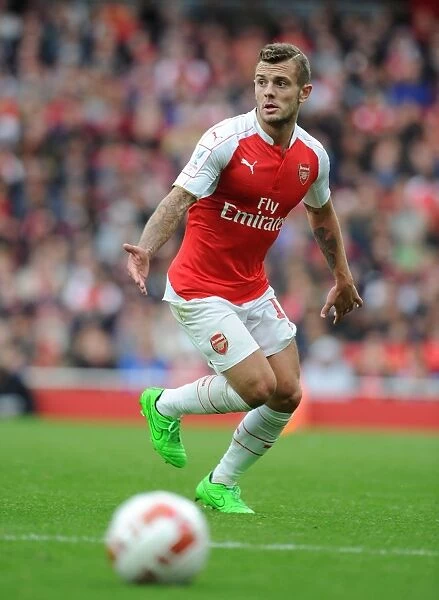 Arsenal's Jack Wilshere in Action at the Emirates Cup 2015 / 16 vs VfL Wolfsburg