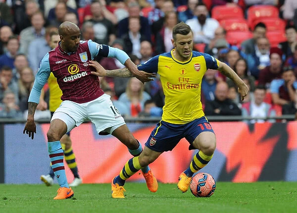 Arsenal's Jack Wilshere Outsmarts Fabian Delph in FA Cup Final Clash