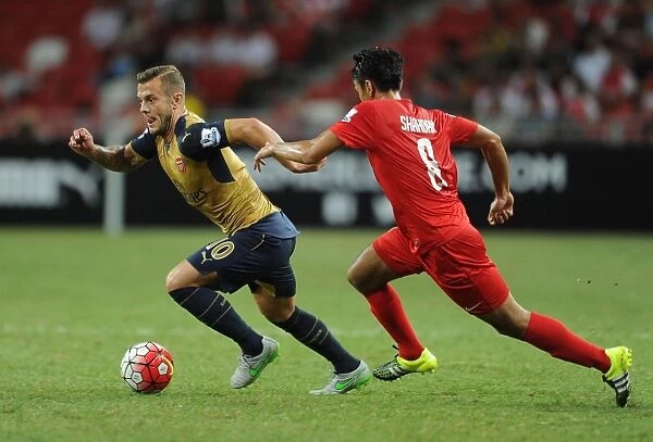 Arsenal's Jack Wilshere vs Shahdan Sulaiman: Clash at the Barclays Asia Trophy (2015)