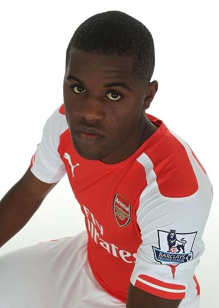 Arsenal's Joel Campbell at 2014-15 Photocall