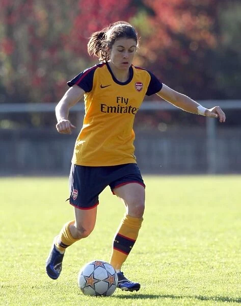 Arsenal's Karen Carney Scores in 6-0 UEFA Cup Victory over Neulengbach
