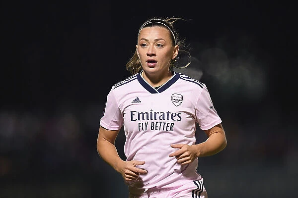 Arsenal's Katie McCabe in Action against West Ham United in Barclays Women's Super League