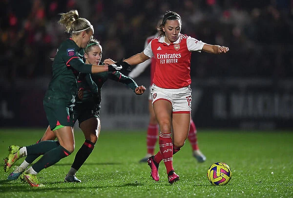 Arsenal's Katie McCabe Takes on Liverpool Women in FA Super League Action