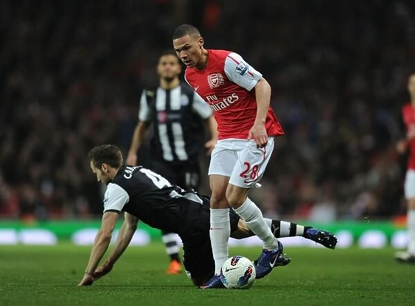 Arsenal's Kieran Gibbs Outwits Yohan Cabaye: A Flawless Moment of Skill from the 2011-12 Premier League Match