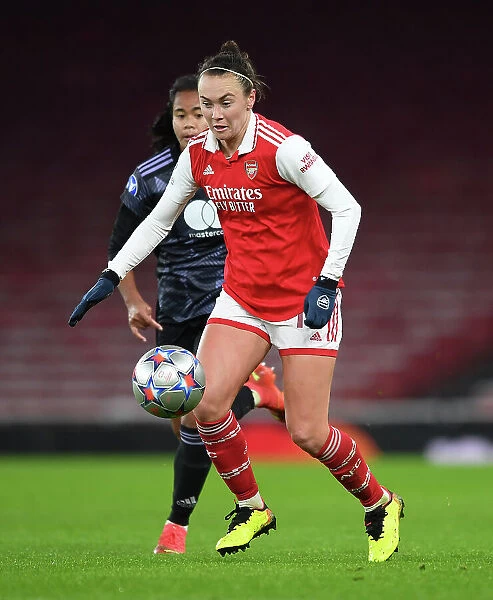 Arsenal's Kim Little: Unwavering Focus Before Arsenal Women vs Olympique Lyonnais - UEFA Women's Champions League (2022-23)