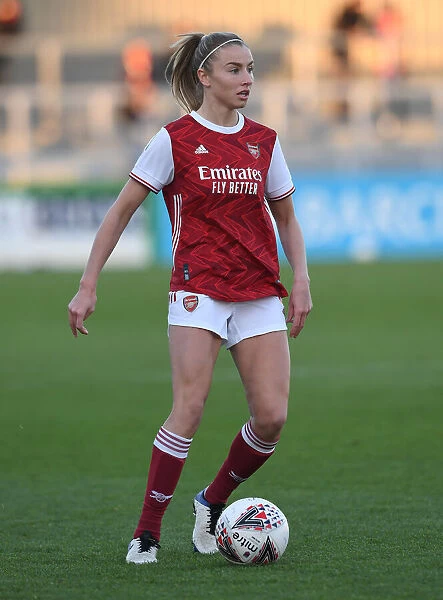 Arsenal's Leah Williamson in Action: Arsenal Women vs Birmingham City Women (FA WSL, 2020-21)