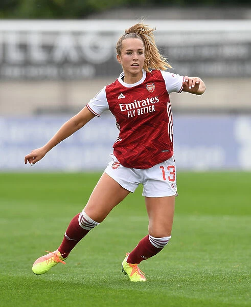 Arsenal's Lia Walti in Action: Arsenal Women vs Reading Women, FA WSL Match (2020-21)