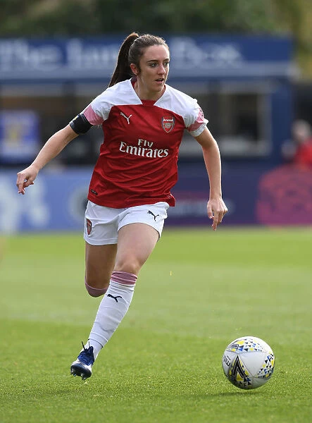 Arsenal's Lisa Evans in Action during WSL Match against Birmingham City Ladies