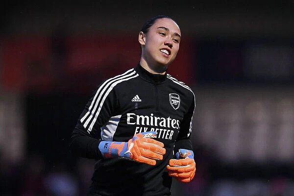 Arsenal's Manuela Zinsberger Prepares for FA WSL Clash Against Reading at Meadow Park