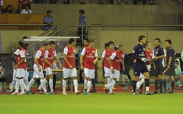 Arsenal's Massive Half-Time Substitution: Hangzhou Greentown vs Arsenal, China, 2011