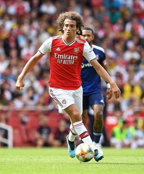 Arsenal's Matteo Guendouzi in Action at Emirates Cup 2019 vs Olympique Lyonnais