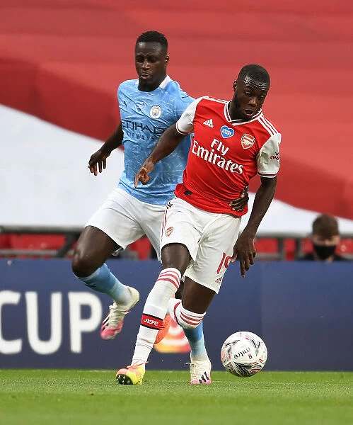 Arsenal's Nicolas Pepe Outsmarts Manchester City's Mendy in FA Cup Semi-Final Thriller