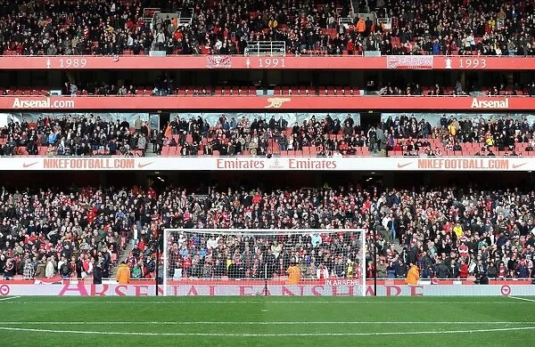 Arsenal's North Bank: 2-0 Win Against Wolverhampton Wanderers in the Barclays Premier League (December 2, 2011)