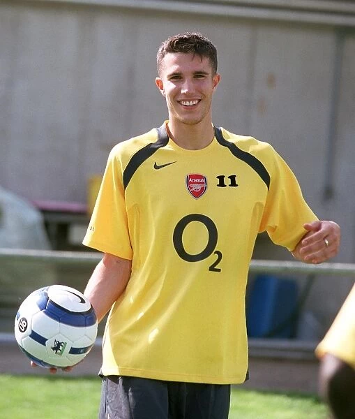 Arsenal's Robin van Persie in Pre-Season Training, Austria 2005