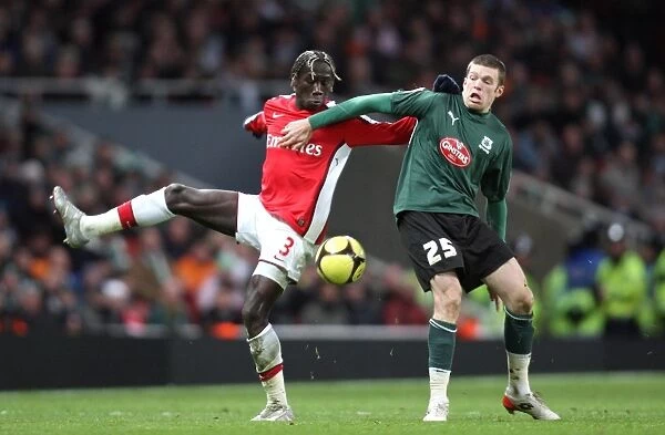 Arsenal's Sagna Scores Twice in FA Cup Win Against Plymouth Argyle: 3-1