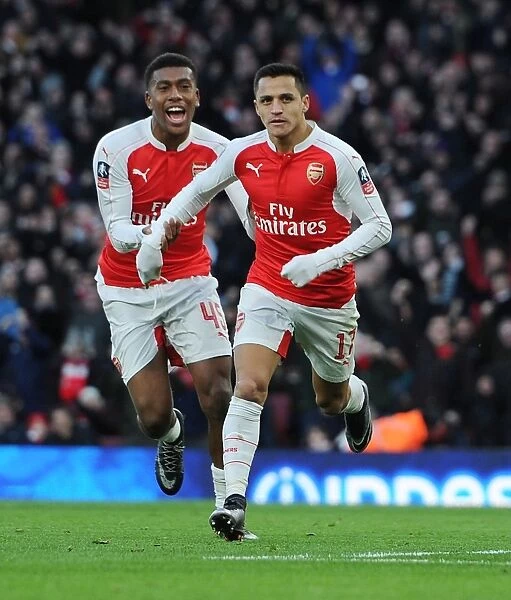 Arsenal's Sanchez and Iwobi Celebrate Goals in FA Cup Victory over Burnley