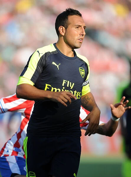 Arsenal's Santi Cazorla in Action Against Chivas during 2016 Pre-Season Friendly