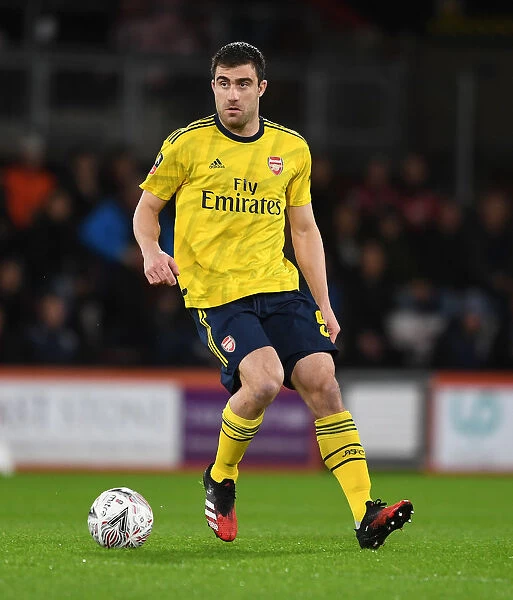Arsenal's Sokratis in FA Cup Action Against AFC Bournemouth