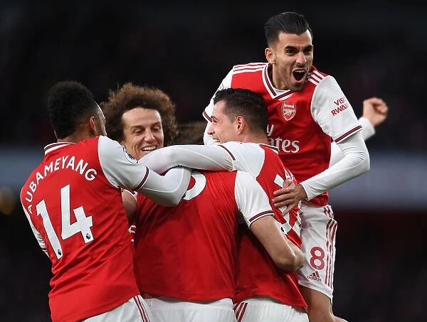 Arsenal's Sokratis Scores First Goal as Arsenal Take on Crystal Palace in Premier League Action