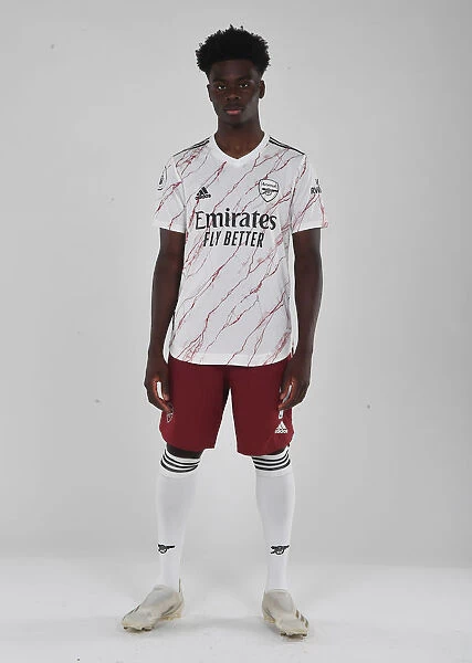 Arsenal's Star Player Bukayo Saka in Training, 2020-21 Season