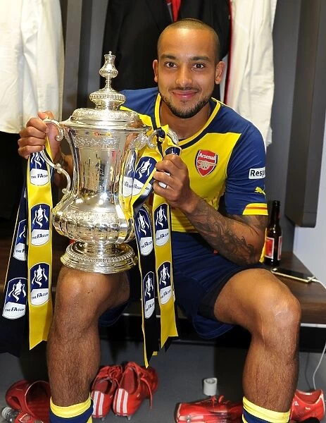 Arsenal's Theo Walcott: Emotional FA Cup Victory Celebration at Wembley (2015)