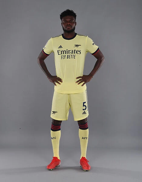 Arsenal's Thomas Partey at 2021-22 Team Photocall