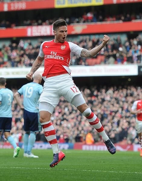 Arsenal's Thrilling Victory: Giroud's Unforgettable Goal vs. West Ham United, March 2015