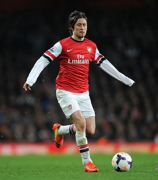 Arsenal's Tomas Rosicky in Action against Swansea City (2014)