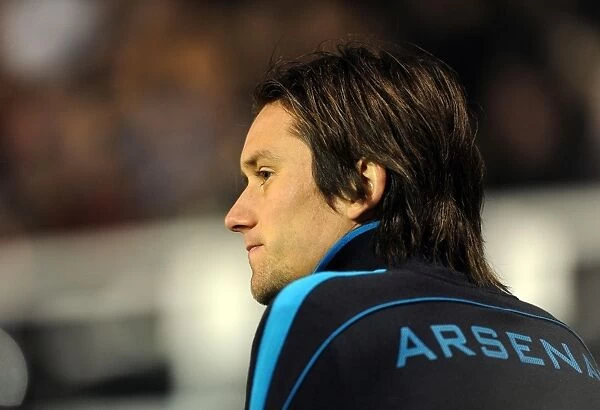 Arsenal's Tomas Rosicky Prepares for Fulham Clash (2011-12)