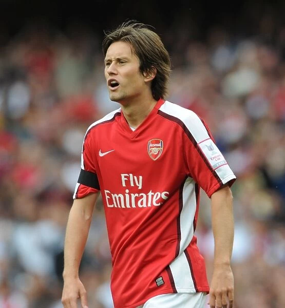 Arsenal's Tomas Rosicky Scores in 2:1 Victory over Athletico Madrid, Emirates Cup 2009