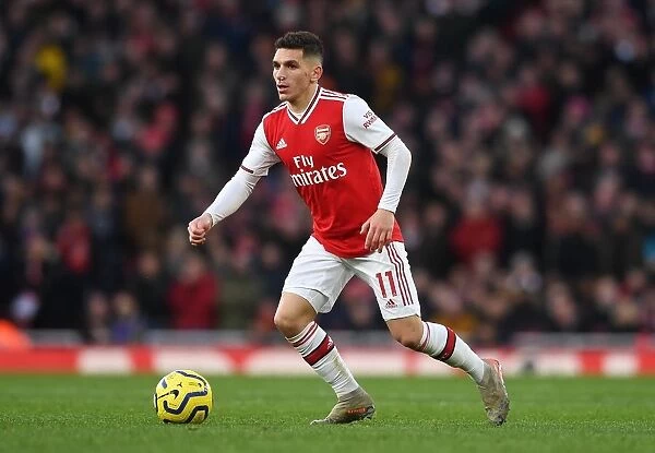 Arsenal's Torreira in Action Against Sheffield United (Premier League, January 2020)