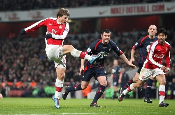 Arsenal's Triumph: 4-2 Win Over Bolton Wanderers in Barclays Premier League at Emirates Stadium (January 2010)