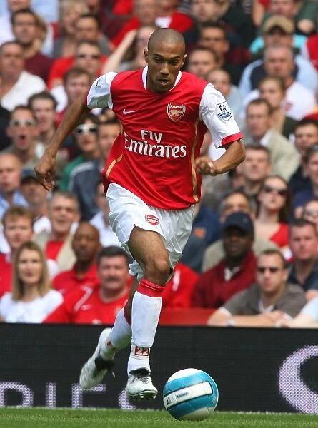 Arsenal's Triumph: Clichy in Action against Portsmouth (3:1), Barclays Premier League, Emirates Stadium (September 2, 2007)