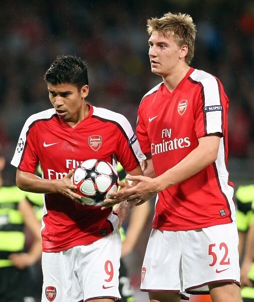 Arsenal's Unstoppable Duo: Bendtner and Eduardo Shine in 3:1 UEFA Champions League Victory over Celtic