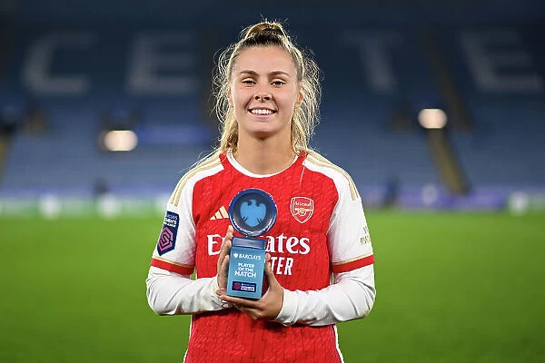 Arsenal's Victoria Pelova Honored as Barclays WSL Player of the Match in Leicester City Victory