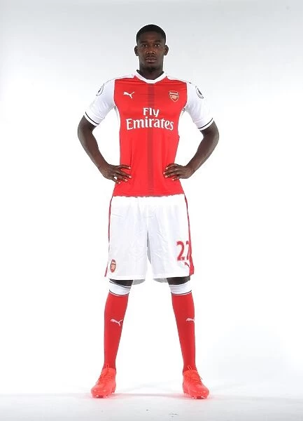 Arsenal's Yaya Sanogo at 2016-17 First Team Photocall
