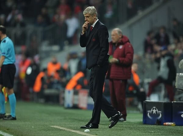 Arsene Wenger at Allianz Arena: Leading Arsenal in the 2016-17 UEFA Champions League Battle against Bayern Munich