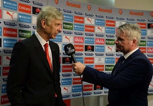 Arsene Wenger: Arsenal Manager Ahead of Arsenal v West Ham United, Premier League 2015
