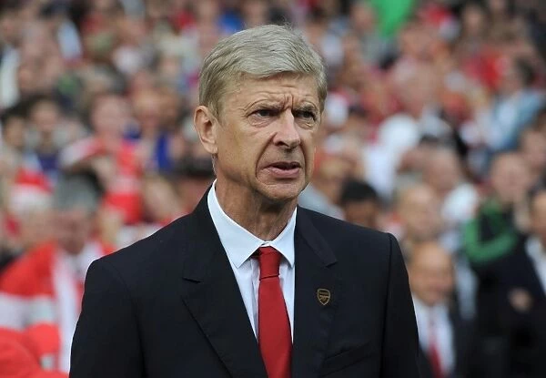 Arsene Wenger: Arsenal Manager at Emirates Stadium Facing Manchester City, Premier League 2014-15