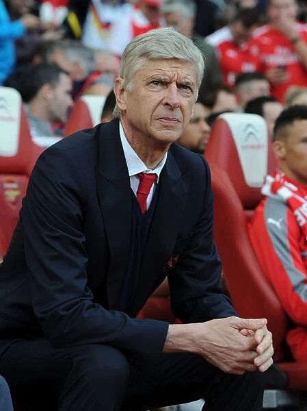 Arsene Wenger: Arsenal Manager at Emirates Stadium Before Arsenal vs Swansea City, Premier League 2016-17