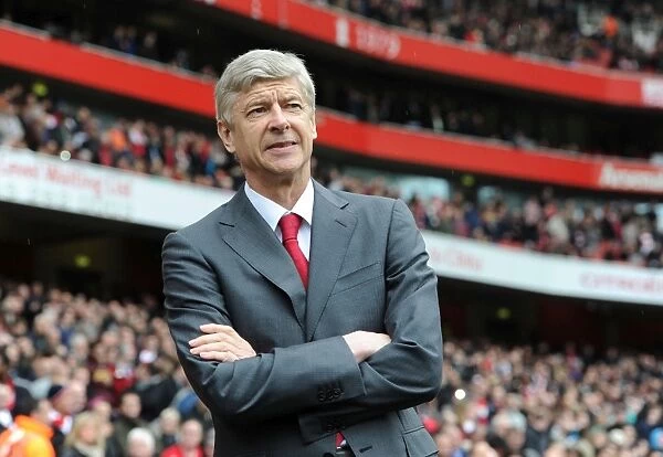 Arsene Wenger: Arsenal Manager, Emirates Stadium 2011-12 (vs Norwich City)