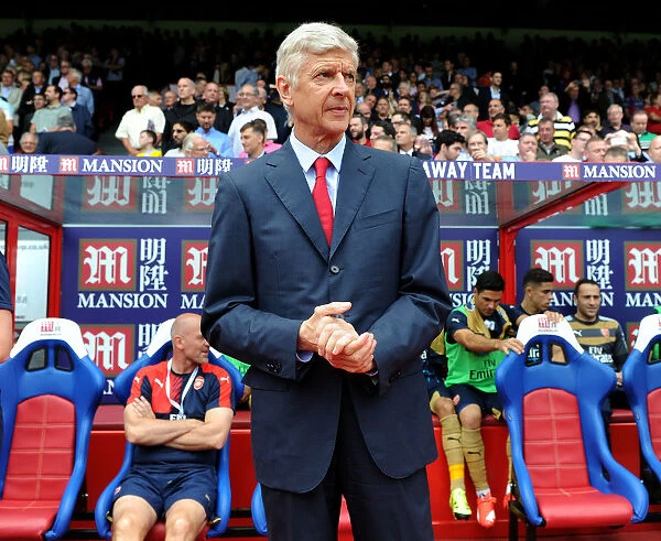 Arsene Wenger, Arsenal Manager, Pre-Match at Crystal Palace (2015-16)
