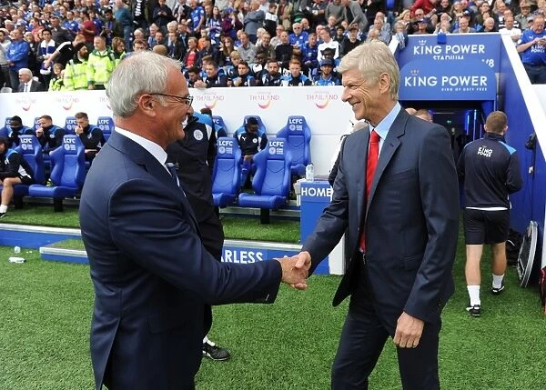 Arsene Wenger and Claudio Ranieri: A Pre-Match Encounter at the King Power Stadium (2016-17)