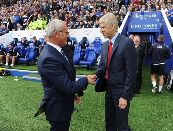 Arsene Wenger and Claudio Ranieri: A Pre-Match Handshake (Leicester City vs. Arsenal, 2016-17)