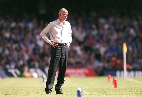 Arsene Wenger: Defiant in Defeat at the FA Community Shield, Arsenal 1:2 Chelsea, 2005