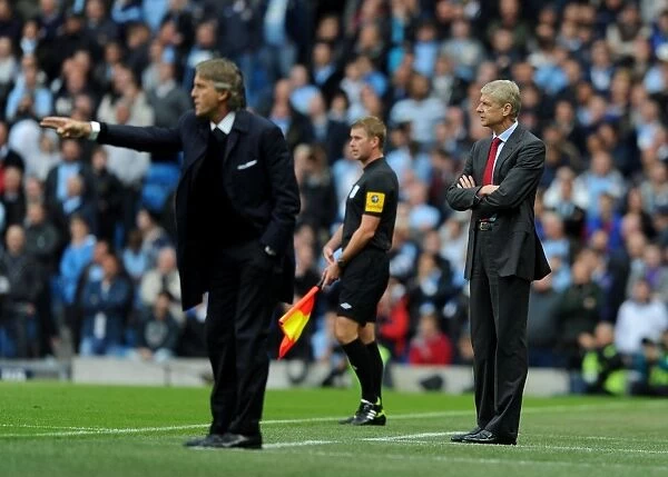 Arsene Wenger at Etihad Stadium: Manchester City vs. Arsenal - Premier League 2012-13: A 1-1 Stalemate