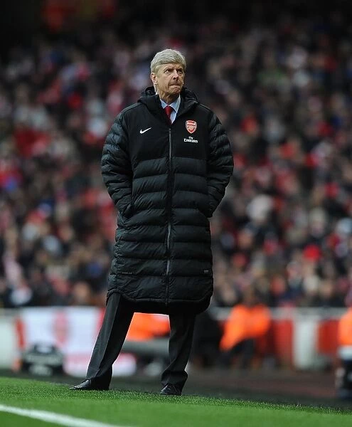 Arsene Wenger Leading Arsenal Against Reading, Premier League 2012-13