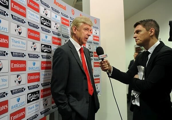 Arsene Wenger Pre-Match Interview: Arsenal 3:1 Stoke City, Barclays Premier League, Emirages Stadium (2013-14)