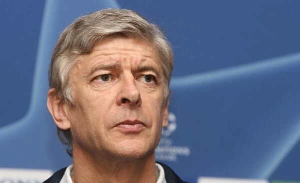 Arsene Wenger at the Press Conference: Arsenal's Preparations for FC Porto Showdown, UEFA Champions League, 2008