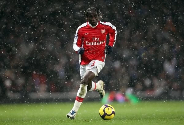 Bacary Sagna in Action: Arsenal vs Everton, 2-2 Draw, Barclays Premier League, Emirates Stadium (2010)